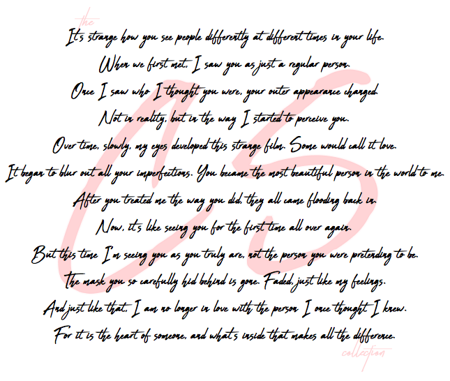 The Heart Of Someone Changes Everything